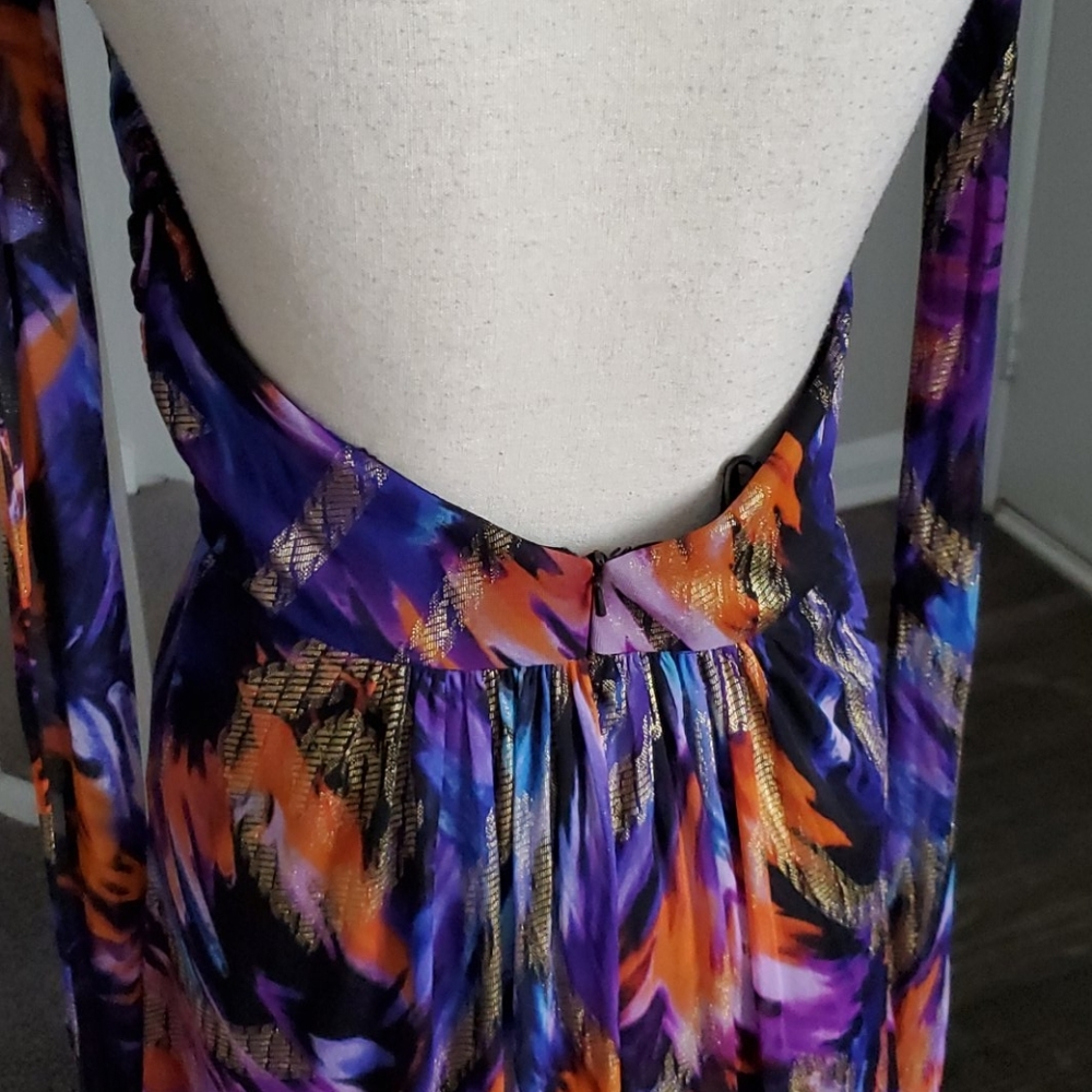 Oleg Cassini Halter Neck Backless Maxi Dre… - Picture 5 of 14